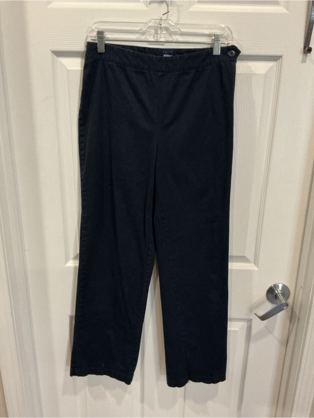 Ladies navy Straight-Leg Pants